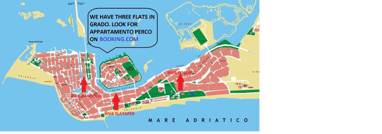 Appartamento Perco Riva Foscolo Grado Extérieur photo