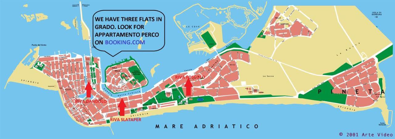 Appartamento Perco Riva Foscolo Grado Extérieur photo