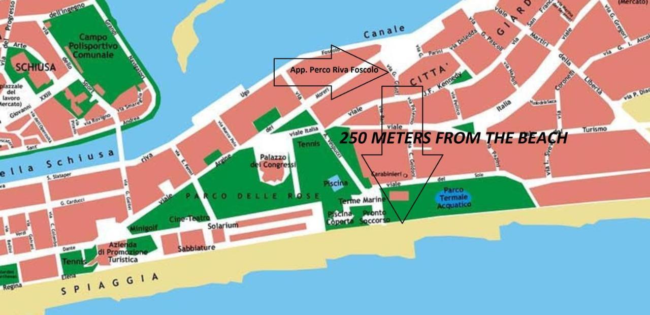 Appartamento Perco Riva Foscolo Grado Extérieur photo